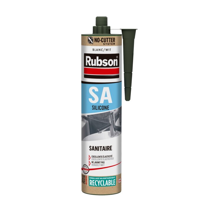 Mastic silicone sanitaire SA – RUBSON – Cartouche 300 mL -1