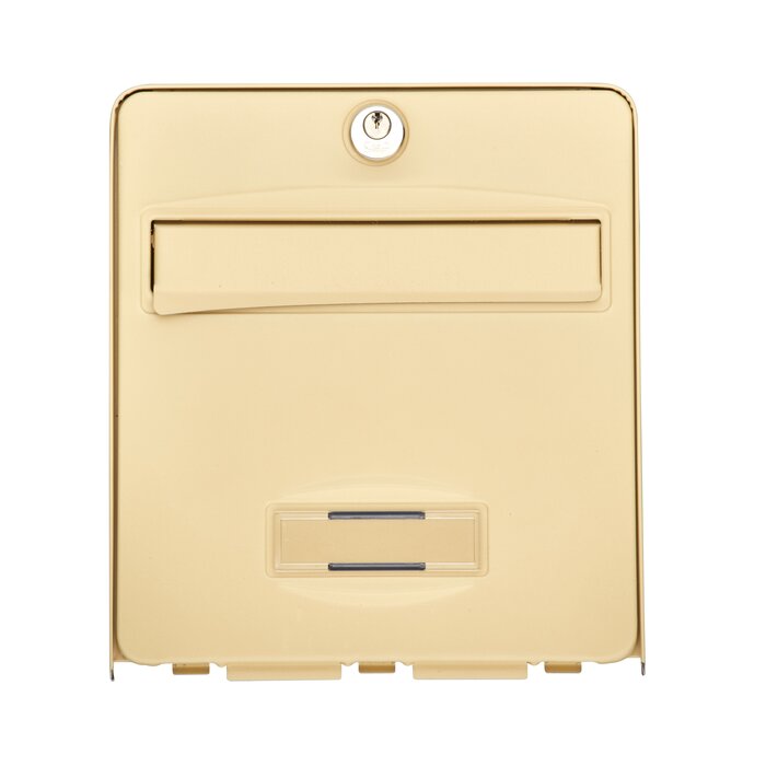 Boîte aux lettres - BURG WACHTER - BALthazar - 1 porte – Beige foncé - 310 x 280 x 365 mm-2