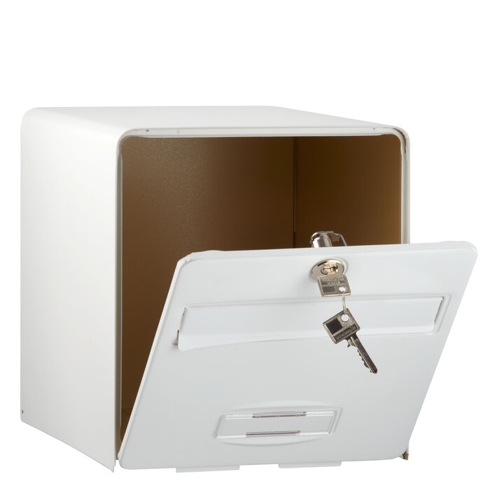Boîte aux lettres - BURG WACHTER - BALthazar - 1 porte – Blanc - 310 x 280 x 365 mm-4