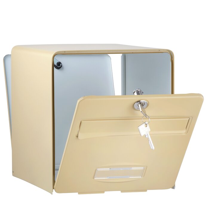 Boîte aux lettres - BURG WACHTER - BALthazar - 2 portes – Beige foncé - 310 x 280 x 365 mm-5