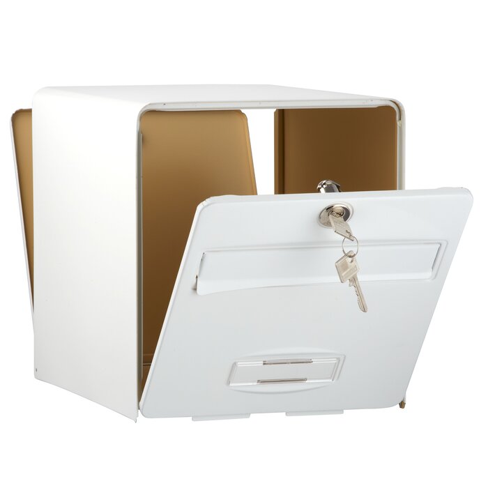 Boîte aux lettres - BURG WACHTER - BALthazar - 2 portes – Blanc - 310 x 280 x 365 mm-5
