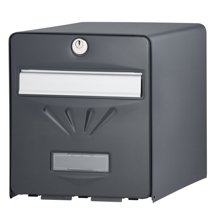 Boîte aux lettres - BURG WACHTER – BALnéaire - 2 portes - Anthracite – 310 x 280 x 365 mm