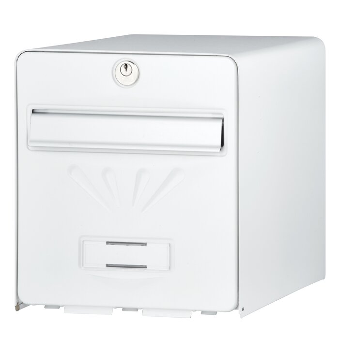 Boîte aux lettres - BURG WATCH – BALnéaire - 2 portes - Blanc – 310 x 280 x 365 mm