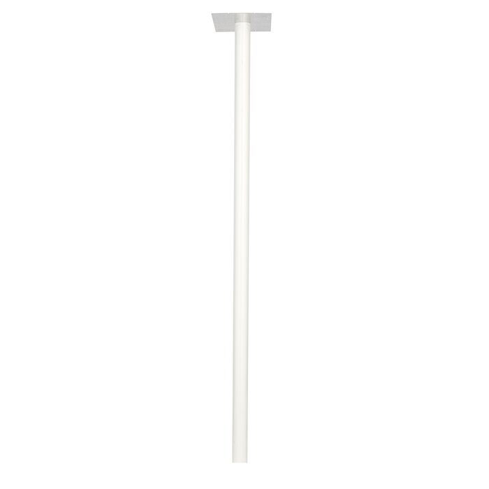 Pied pour boîte aux lettres - BURG WACHTER – Blanc - Tube Ø 40 x 1 150 mm