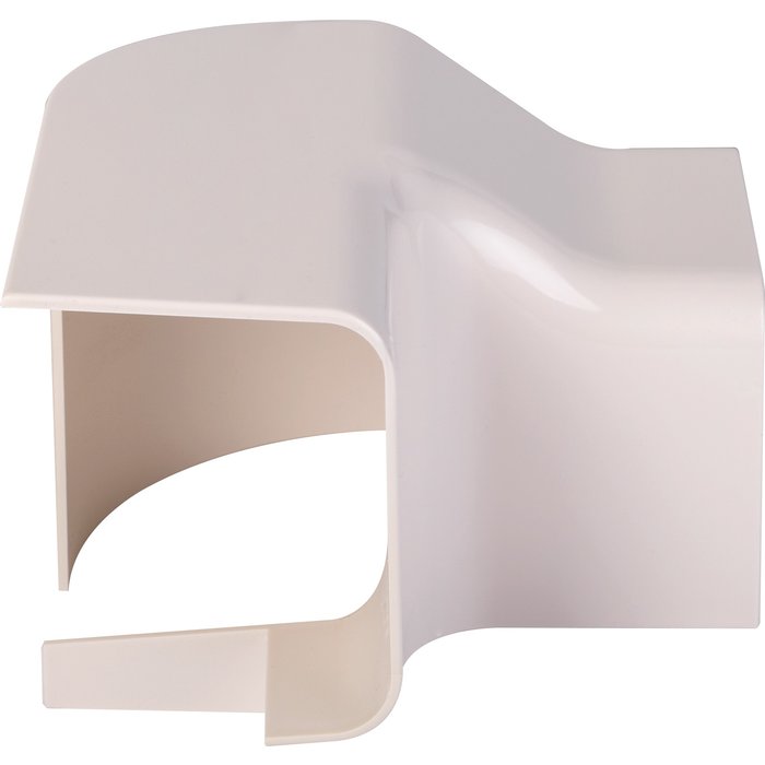 Angle vertical plastique rigide - blanc crème RAL 9001-3