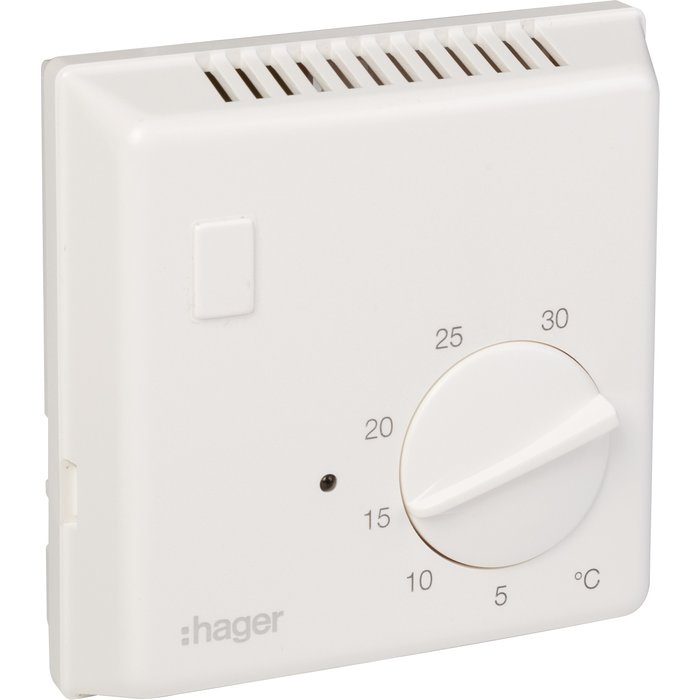 Thermostat d'ambiance Classe II - Bi-métal - Hager-1