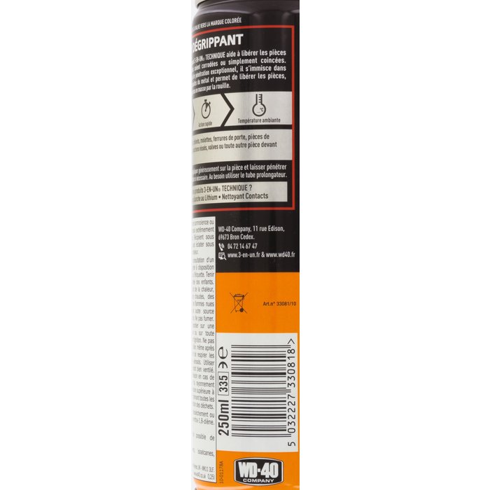 Super dégrippant 3 en 1 - Aérosol 250 ml-3