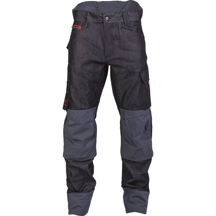 Pantalon de travail multipoches Boréal - Denim - Bleu-1