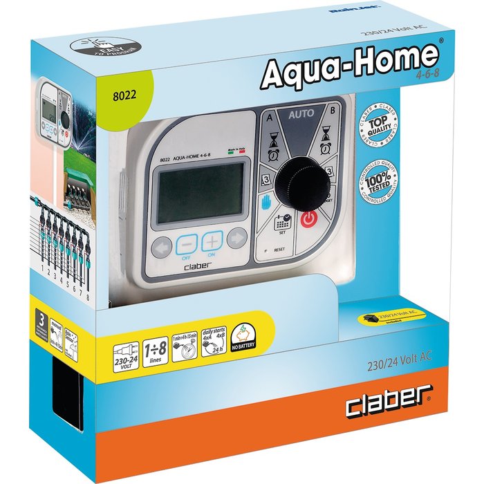 Programmateur électronique Aqua Home - Jusqu'à 8 lignes-2