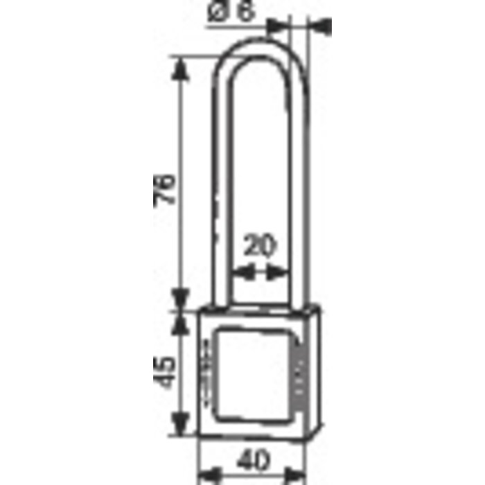 Cadenas de consignation - Avec 1 clé-1