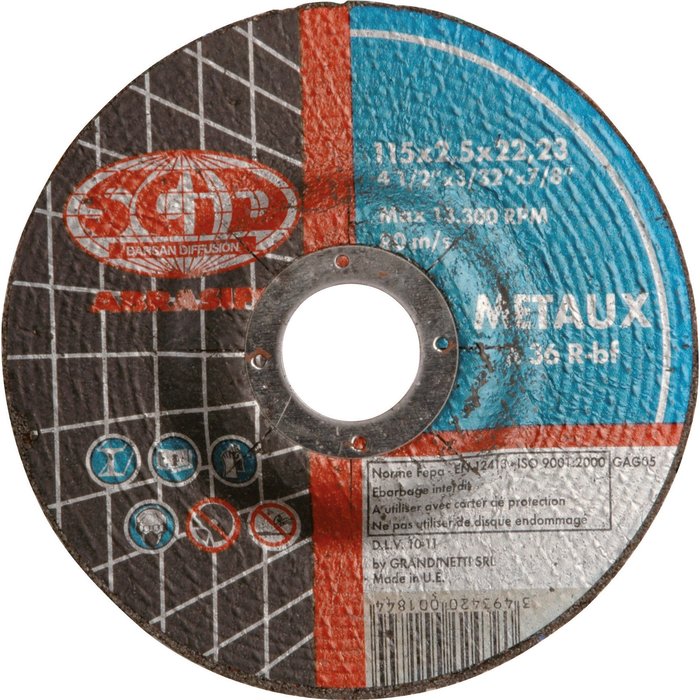 Disque à tronçonner - SCID - Diamètre 125 mm - Métaux - Standard-1