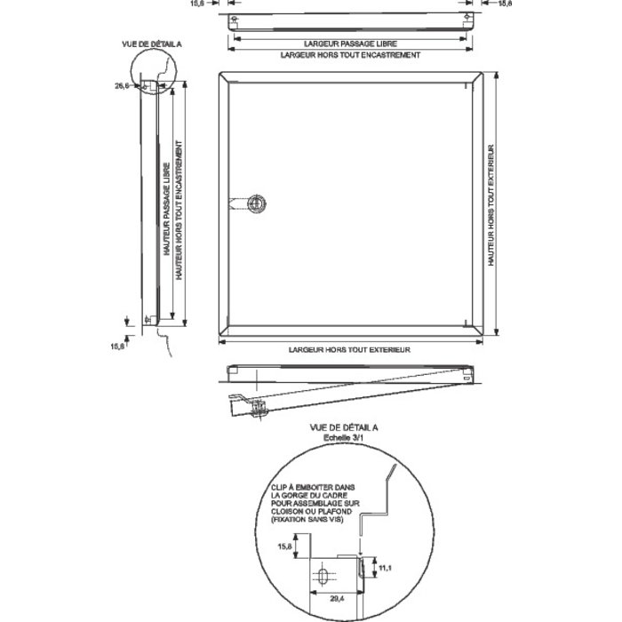 Trappe de visite standard - DECAYEUX-1