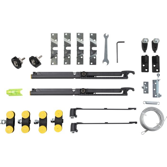Kit de synchronisation SAF80A-SYN Mantion - Pour 2 portes en opposition de 80 kg-1