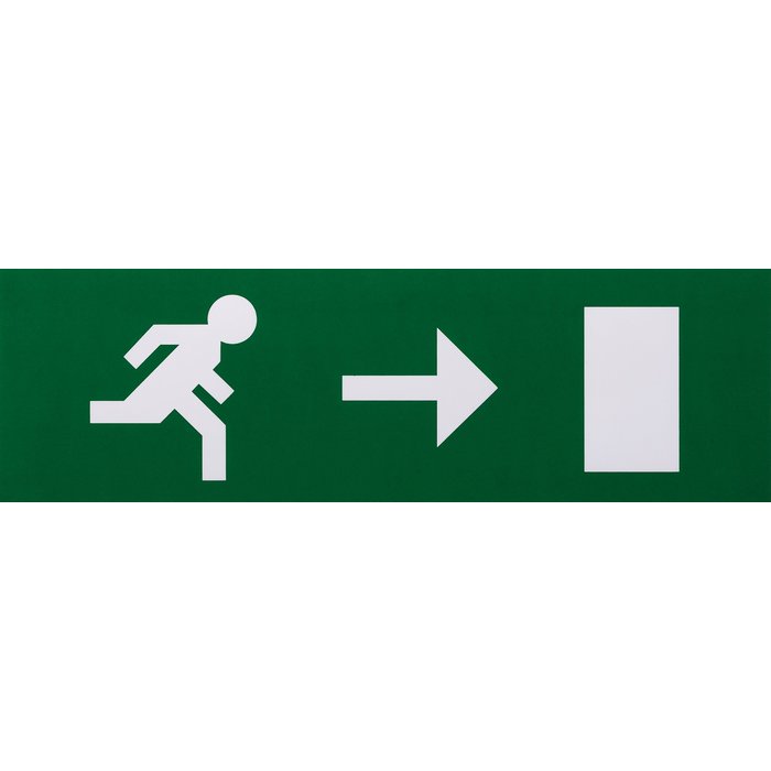 Etiquette de signalisation adhésive pour bloc lumineux-1