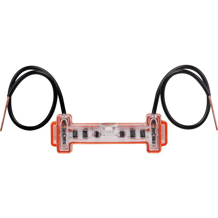 Voyant LED lumineux 230 V à raccordement par montage direct 2 fils - Dooxie - Legrand - 3 mA - Orange-1
