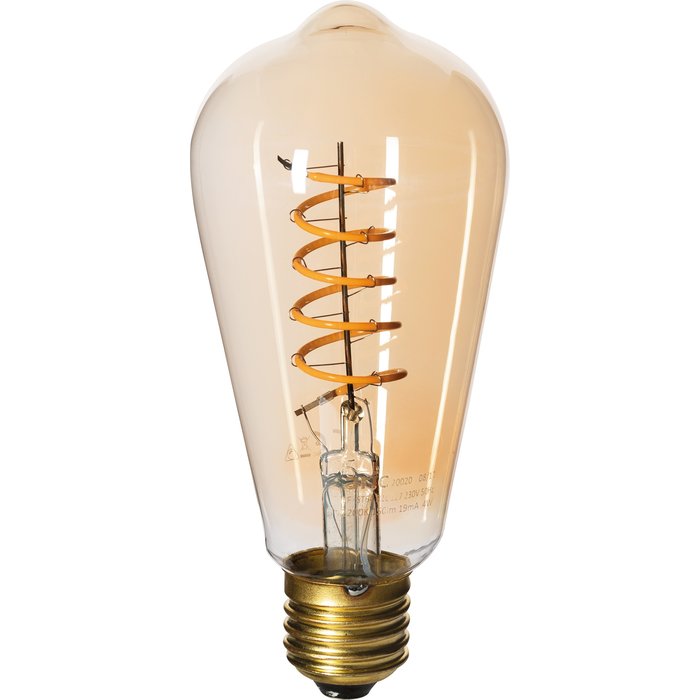 Ampoule LED edison - Déco - Amber ST64 - Aric - E27 - 3,6 W - 150 lm - 2200 K - Dimmable-1