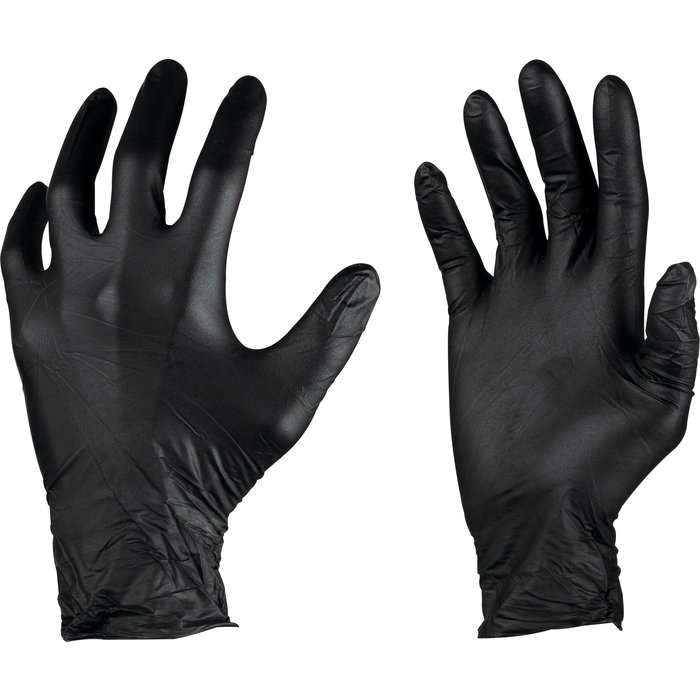 Gant jetable noir - Vendu par 100 - Black Mamba - M-4