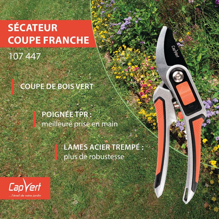 Sécateur - CAPVERT - A coupe franche-10
