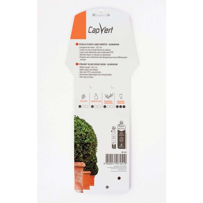 Cisaille à haies - Capvert - L. 55 cm-6