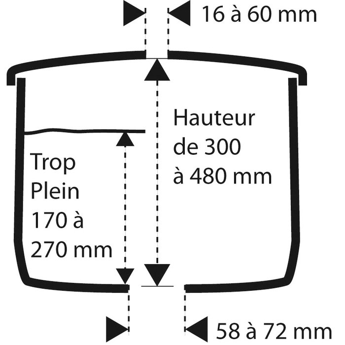 Mécanisme de chasse - Sider - WC 365 -A câble - Poussoir double débit-1