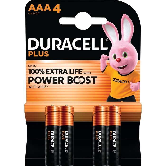 PILE DURACELL PLUS 100% LR03-1