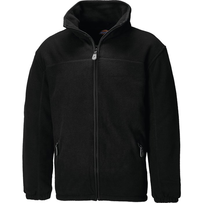 Veste  polaire zippée matelassée - Dickies - Noire - Taille XXL-1