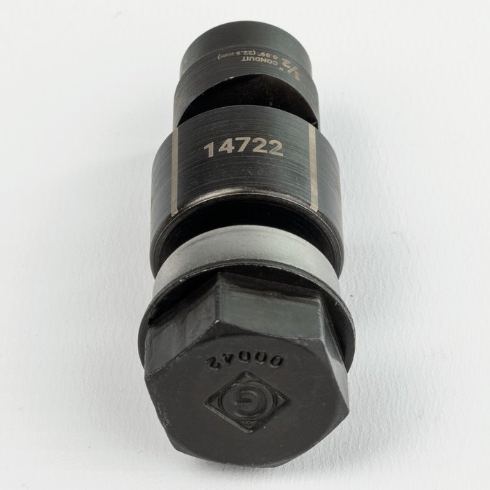 Emporte pièce slug buster -  22.5 mm - acier doux 2mm - Fonctionnement manuel - Rond-4