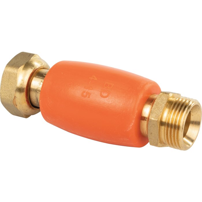 Raccord isolant amovible - À visser - Spécial gaz naturel - Mâle 3/4" - Femelle 3/4"-1