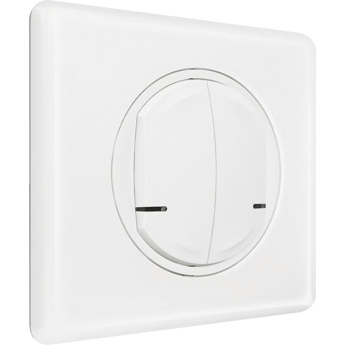 Commande double sans fil Céliane With Netatmo Legrand - Interrupteur connecté - Blanc - ON/OFF-1
