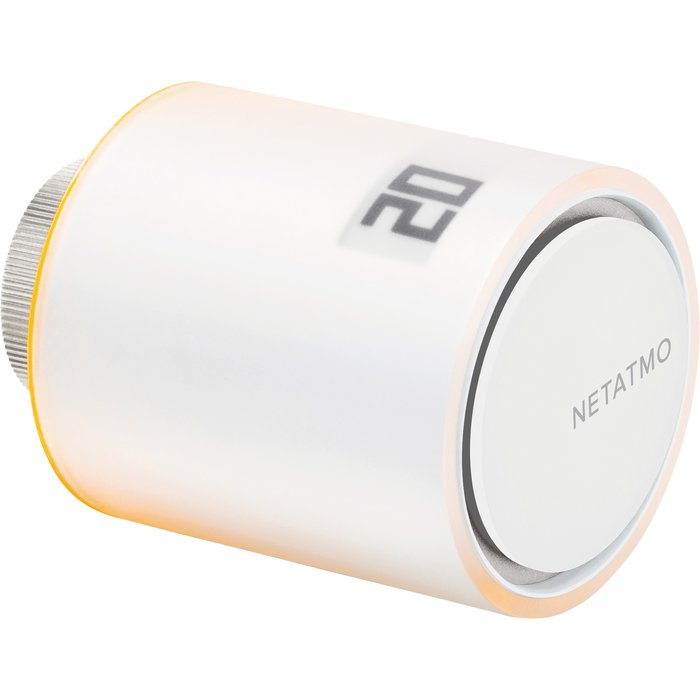 Tête thermostatique intelligente Netatmo Legrand - Fonctionne avec thermostat connecté - Forte compatibilité-1