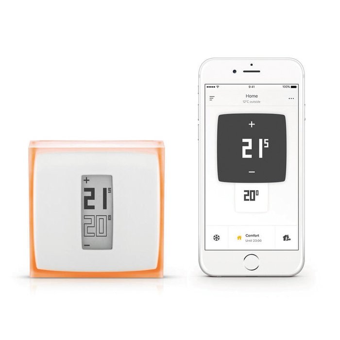 Thermostat intelligent Netatmo Legrand - Connectable - Pour connecter chaudières et pompes à chaleur-2
