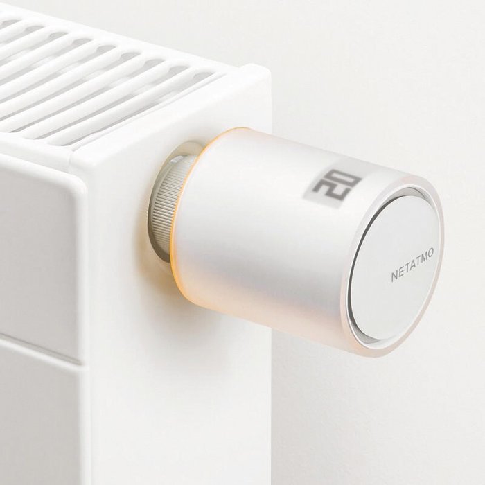 Tête thermostatique intelligente Netatmo Legrand - Fonctionne avec thermostat connecté - Forte compatibilité-2