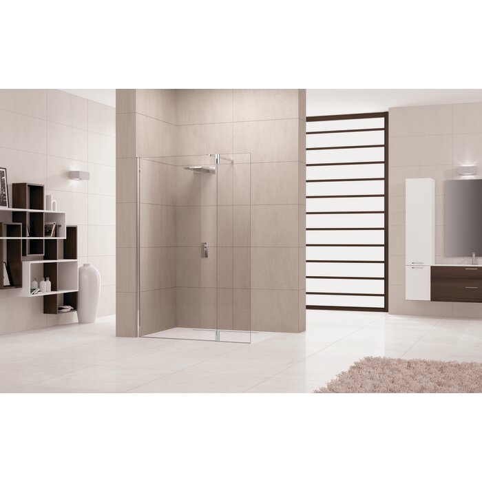 Volet pivotant  - NOVELLINI - Fast 6 - Pour paroi fixe avec profilé - Largeur 37cm - Hauteur 195cm-1