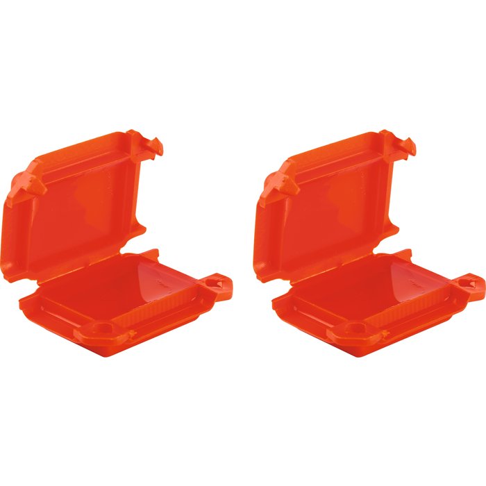 Boîte de jonction de câble Klauke - Pré-remplie au gel - 3 entrées - Orange - Blister de 4-4