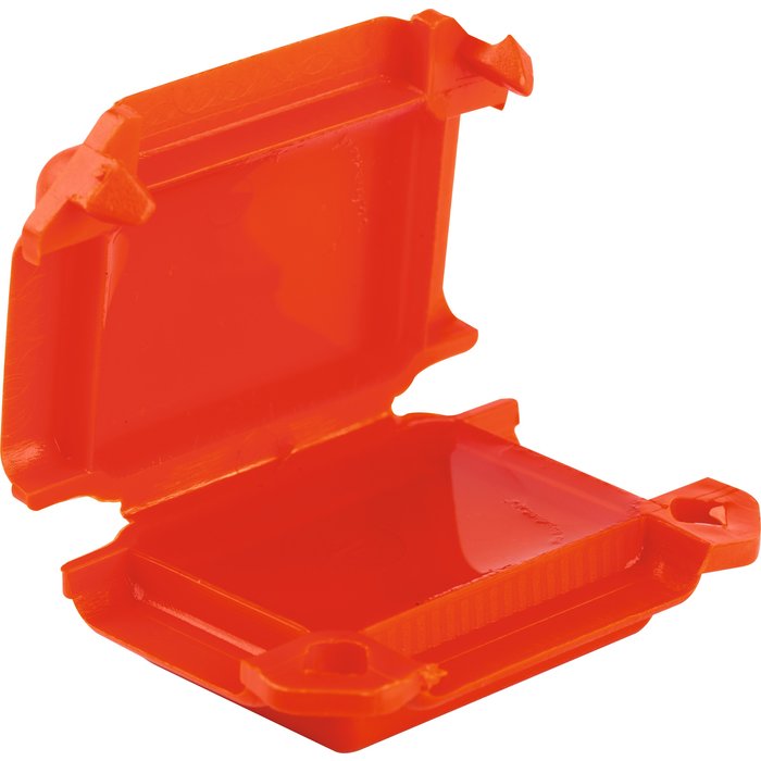 Boîte de jonction de câble Klauke - Pré-remplie au gel - 3 entrées - Orange - Blister de 4-2