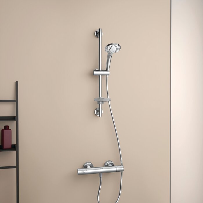 Mitigeur douche thermostatique - PORCHER - Olyos II - l. 315 mm-4