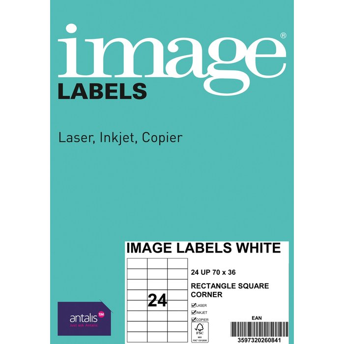 Étiquettes multi-usages - Format  70 x 36 mm Antalis-1