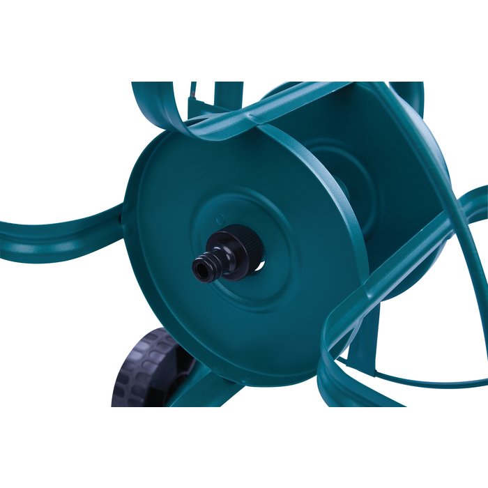 Dévidoir métallique de tuyau d'arrosage sur roues - P60 - Capvert - Vendu sans tuyau-5