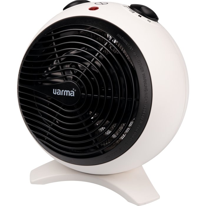 Radiateur soufflant Bomlø sphère avec ventilation froide Varma - 2000 W - Blanc-2