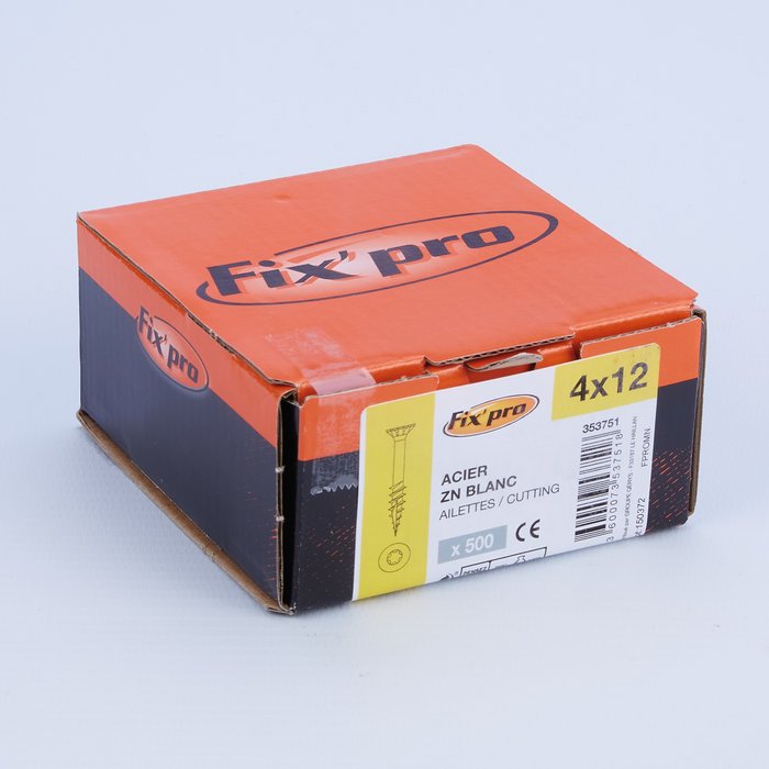 Vis agglo - Fixpro - Tête fraisée - TX - Filetage total - Boîte carton-5