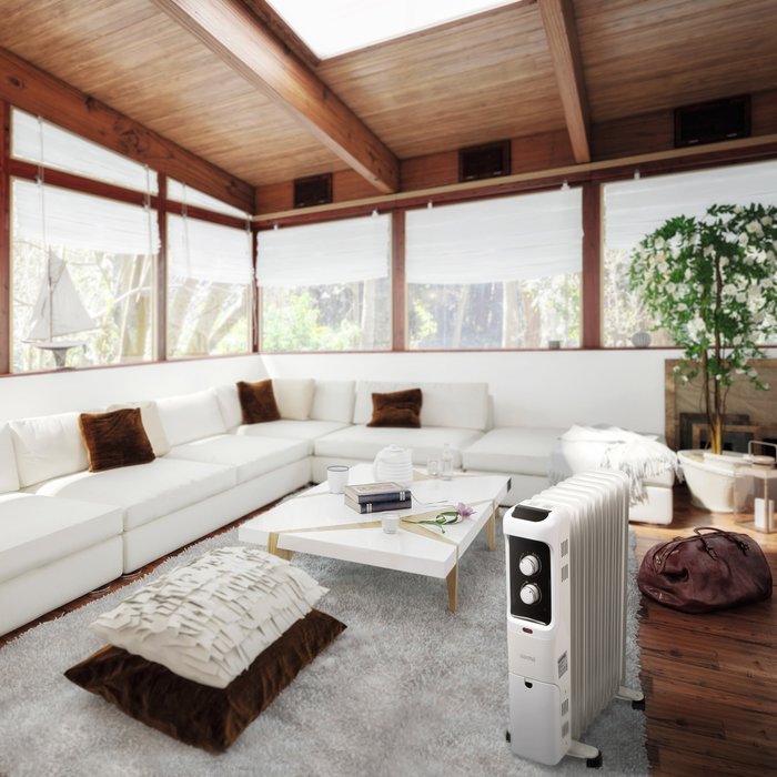 Radiateur bain d'huile - VARMA - Ingaro - Blanc - 2000W-20