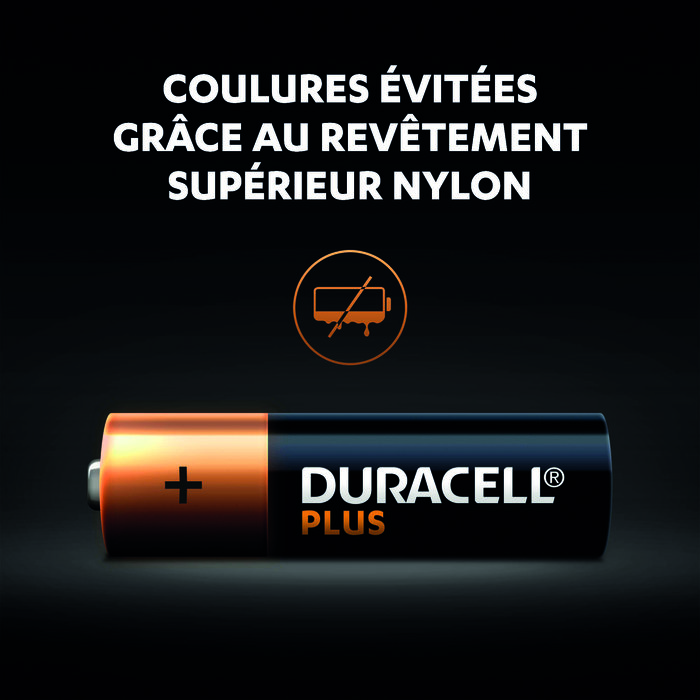 Piles Duracell Plus 100% - Par 4 - AA - LR06 - Alcaline-7