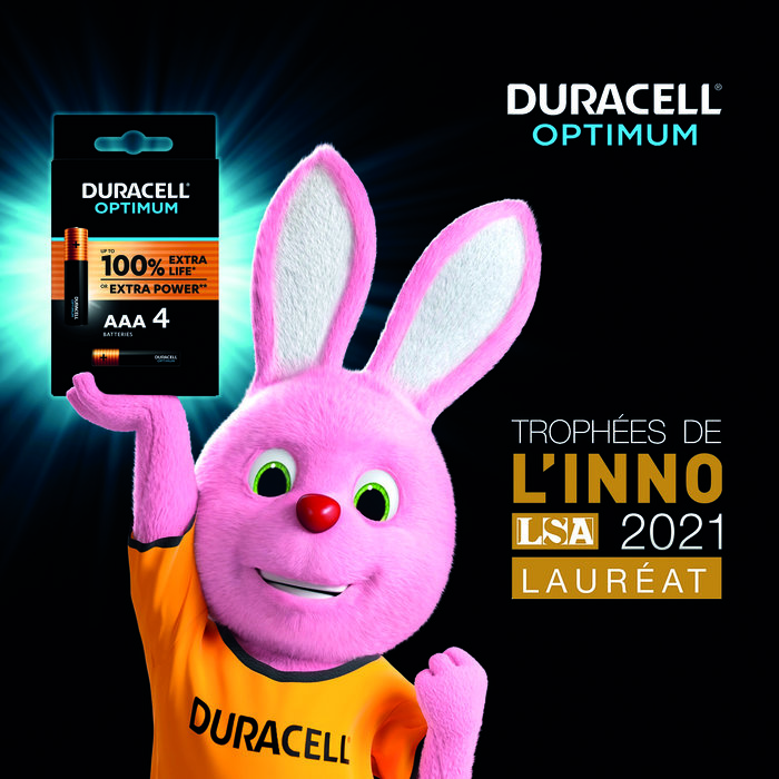Piles Duracell Optimum - Par 4 - AAA - LR03 - Alcaline-3