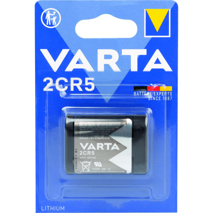 Pile lithium - 2CR5 - 6V - Varta-3