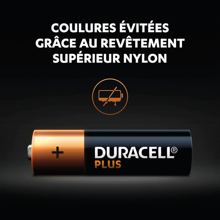 Piles Duracell Plus 100% - Par 24 - AA - LR06 - Alcaline-6