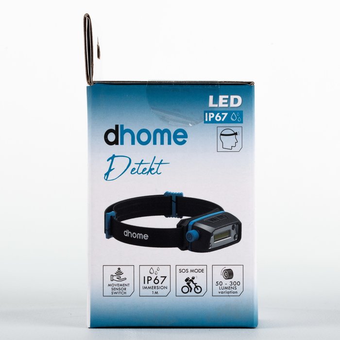 Lampe Frontale LED - Detekt - Dhome - 3 W - 300 lm - 6500 K - IP67 - Rechargeable-13