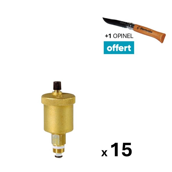 Purgeur d'air - THERMADOR - Automatique - Filetage mâle 3/8" - Lot de 15-1