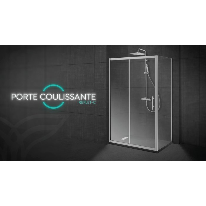 Porte coulissante Reflet-C Odyssea - 140 x 200 cm
