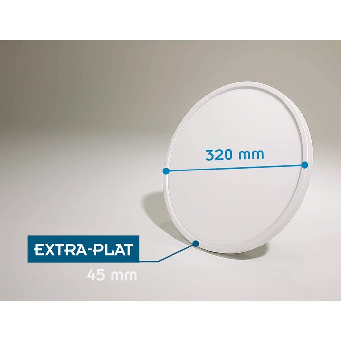Plafonnier LED - Panello - Dhome - 24 W - 1900 lm - Blanc-10