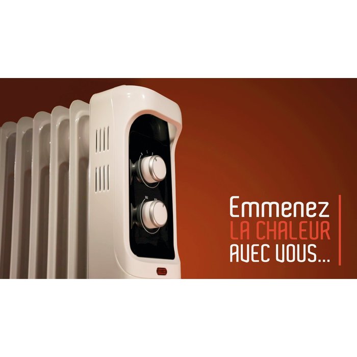 Radiateur bain d'huile - VARMA - Ingaro - Blanc - 2000W-18